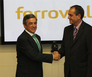 Federico Flórez, CIO Ferrovial, y José Antonio de Paz, presidente de HP Española