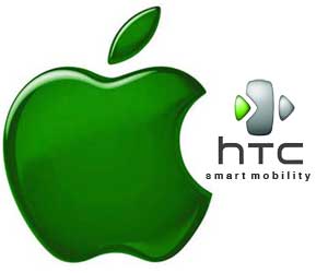 Apple y HTC