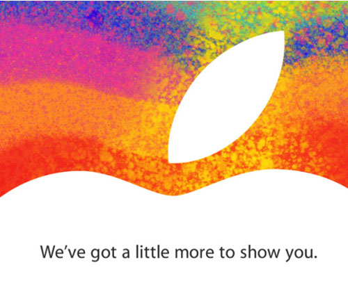 Apple confirma el evento de presentación del ¿iPad mini? el 23 de octubre