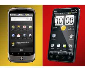 Google Nexus One vs HTC EVO 4G