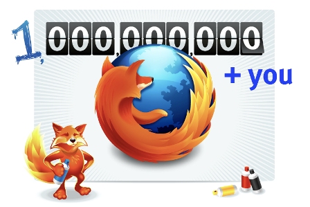 Firefox mil millones de descargas