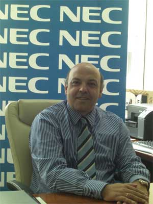 Jaime Serrano, director general de NEC Ibérica