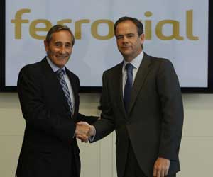 Julio Linares, consejero delegado de Telefónica, e Iñigo Meirás, consejero delegado de Ferrovial