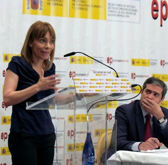 María Garaña, en el Foro Sociedad en Red.