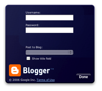 Blogger cuenta acceso